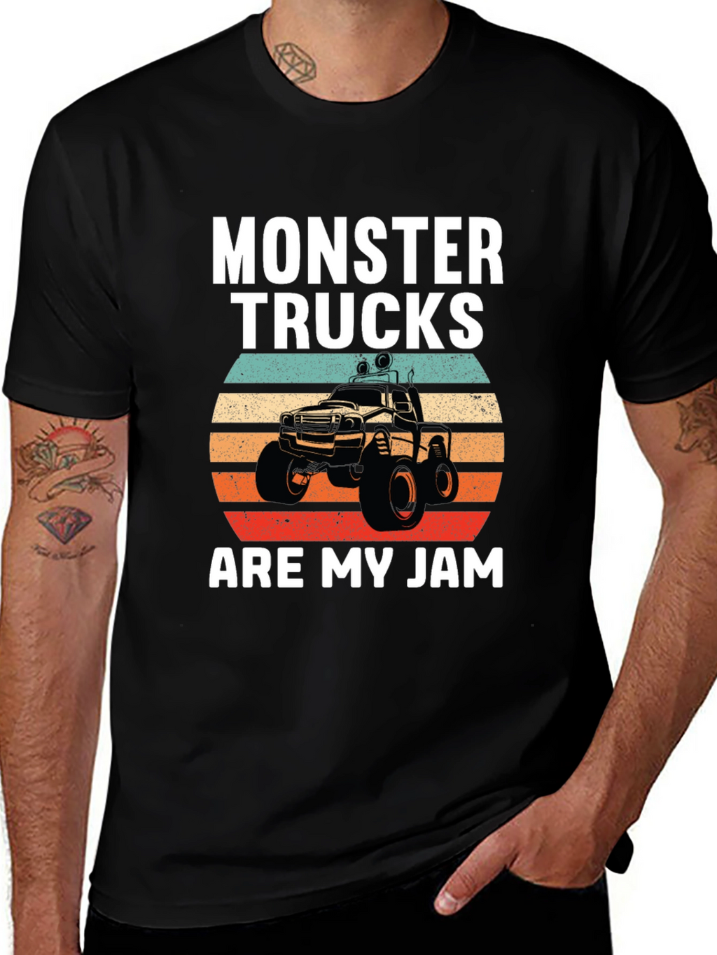 Monster Truck Graphic Tee - Are My Jam Design