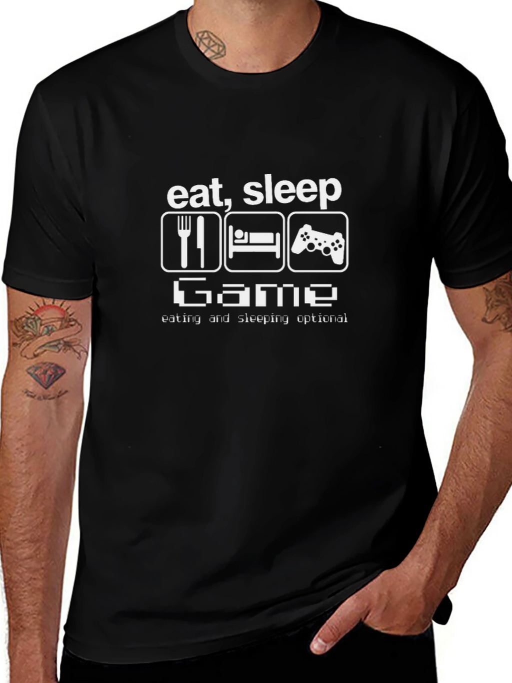 Eat Sleep Game T-Shirt - Gamer Life