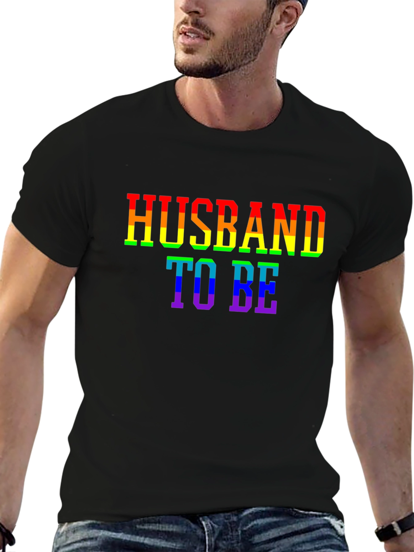 Husband To Be LGBTQ Pride Graphic Tee