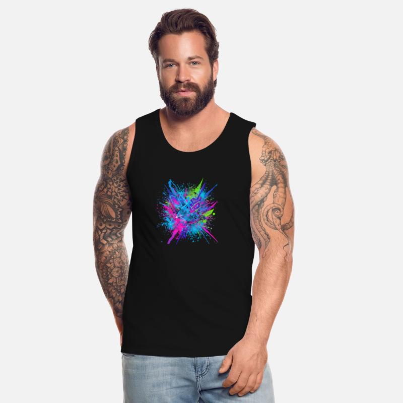 Neon Chaos – Futuristic Paint Splash Explosion