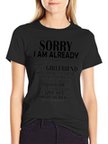 Spoiled Girlfriend T-Shirt - Husband Gift