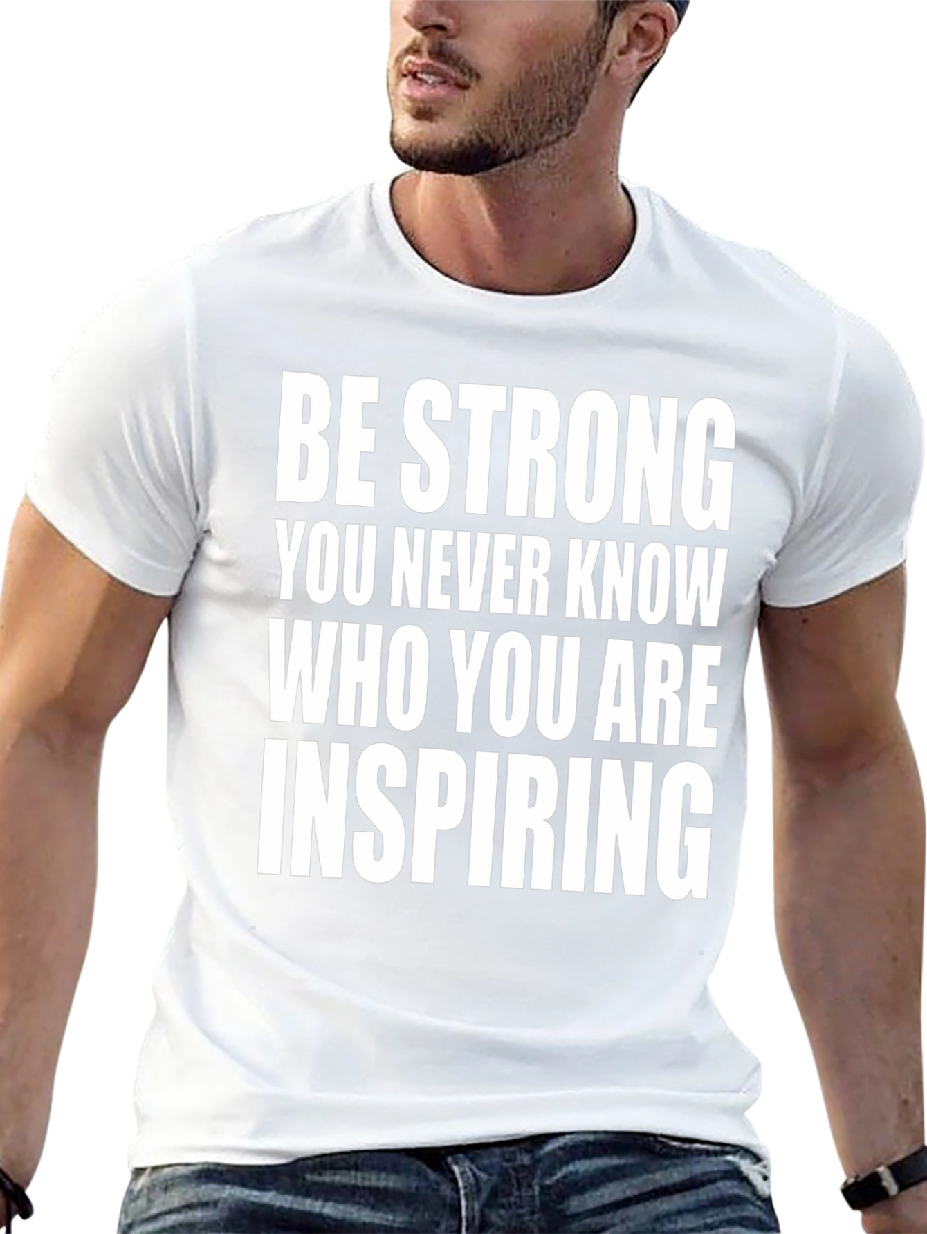 Be Strong Inspirational Graphic Tee