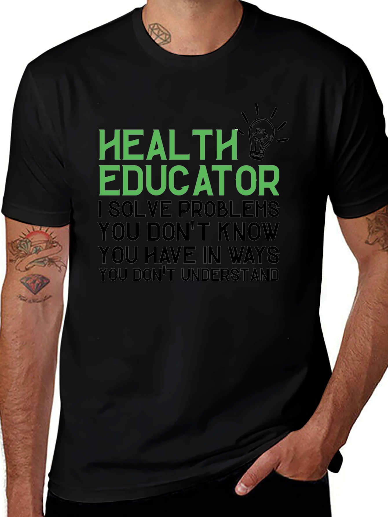 Health Educator T-Shirt - I Solve Problems