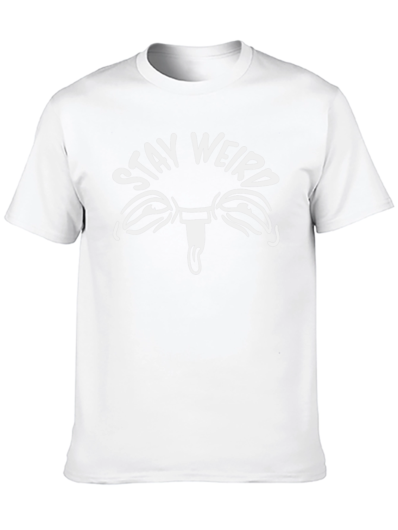 Stay Weird Graphic Tee - Unisex Black T-Shirt