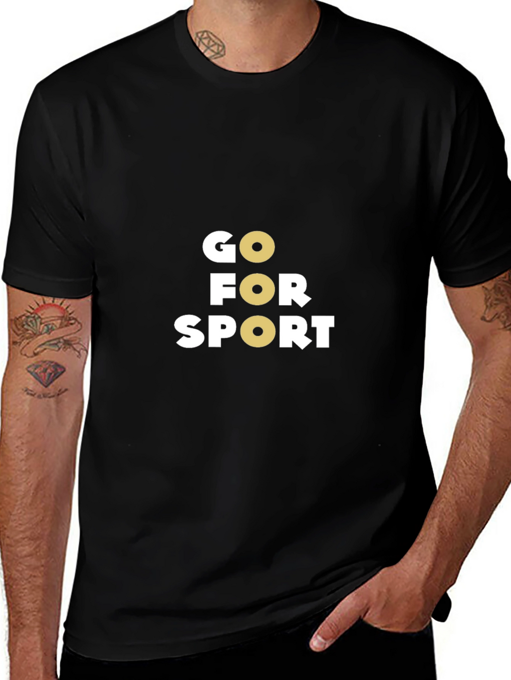 Go For Sport Black T-Shirt