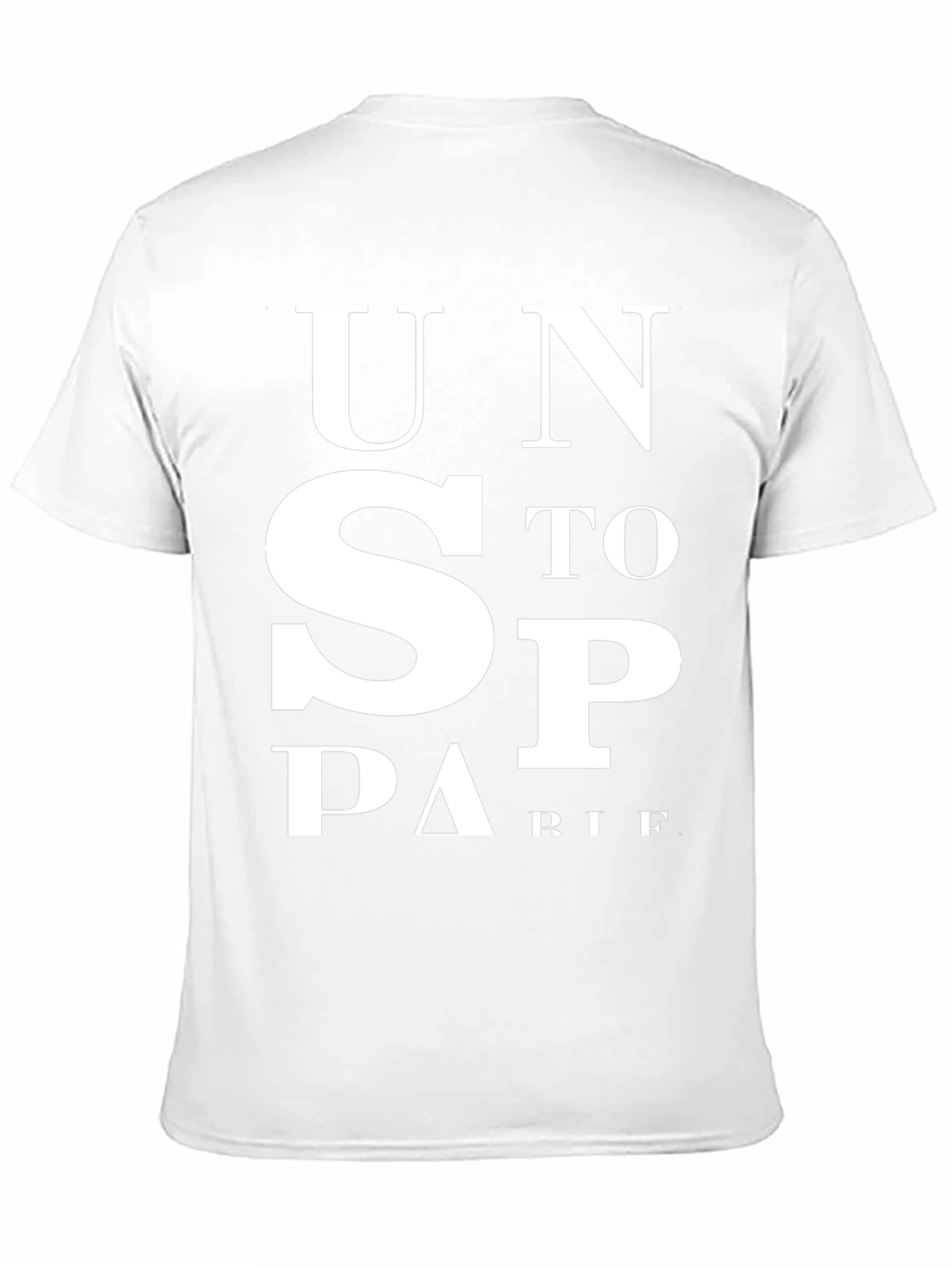 Unstoppable Mens Black Graphic T-Shirt