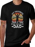 Track & Field Dad T-Shirt: Favorite Star
