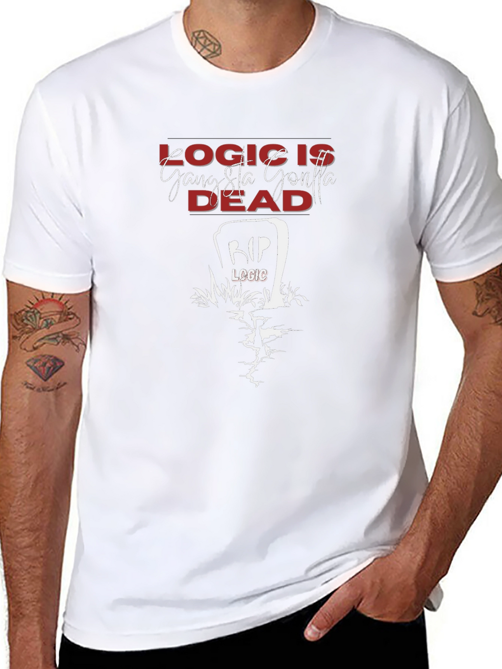 Logic Is Dead Graphic Tee - Black