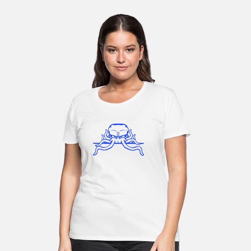 Octopus hiding bag behind wall fence alien cool