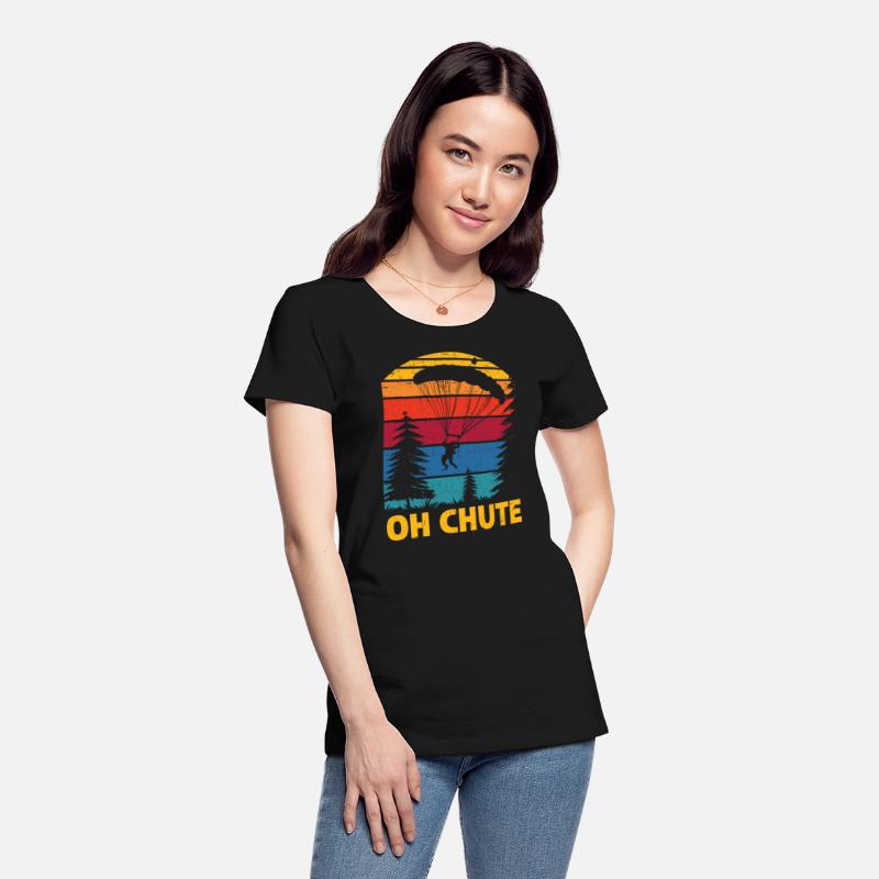 Oh Chute Skydiving Parachuting Parachute Skydiver