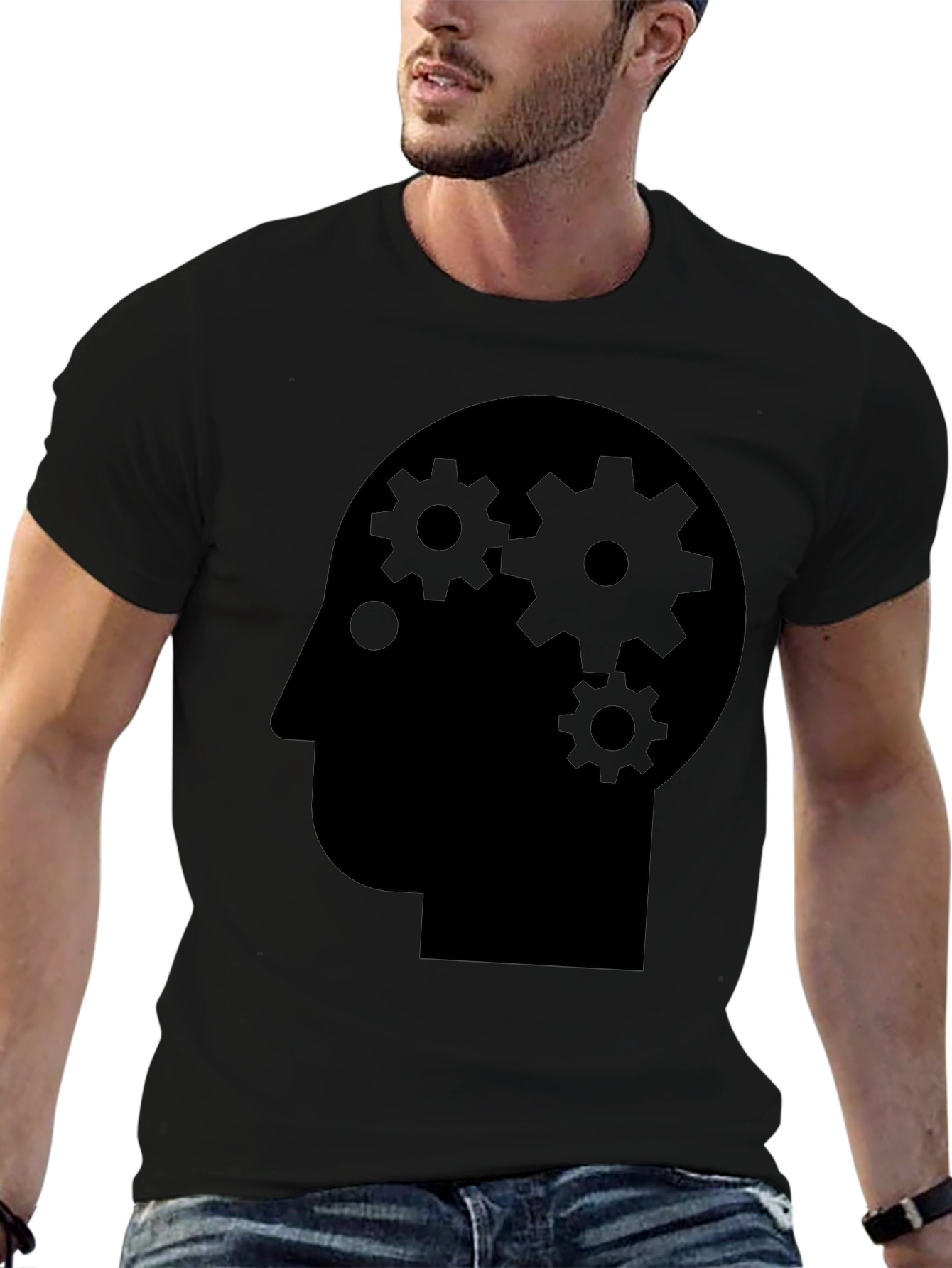 Thinking Gears Head T-Shirt