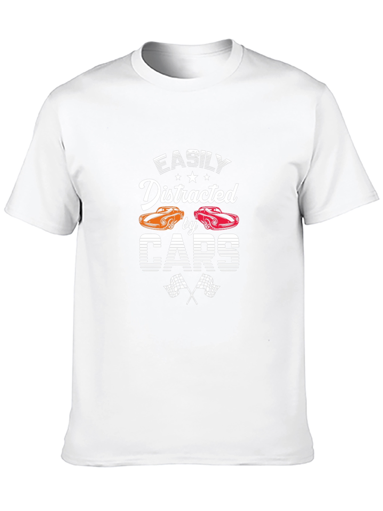 Easily Distracted by Cars T-Shirt Black