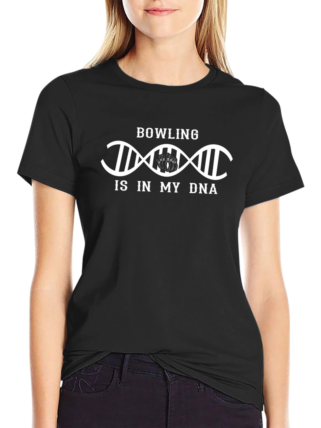 Bowling is in My DNA Graphic T-Shirt