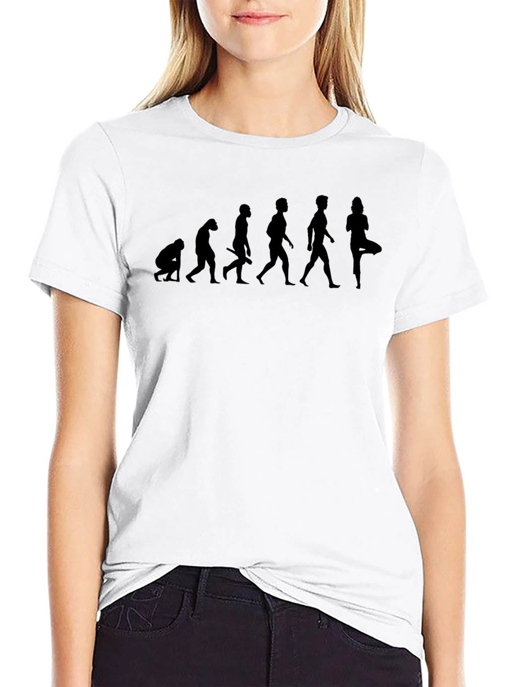 Evolution of Yoga T-Shirt: Funny Unisex Tee