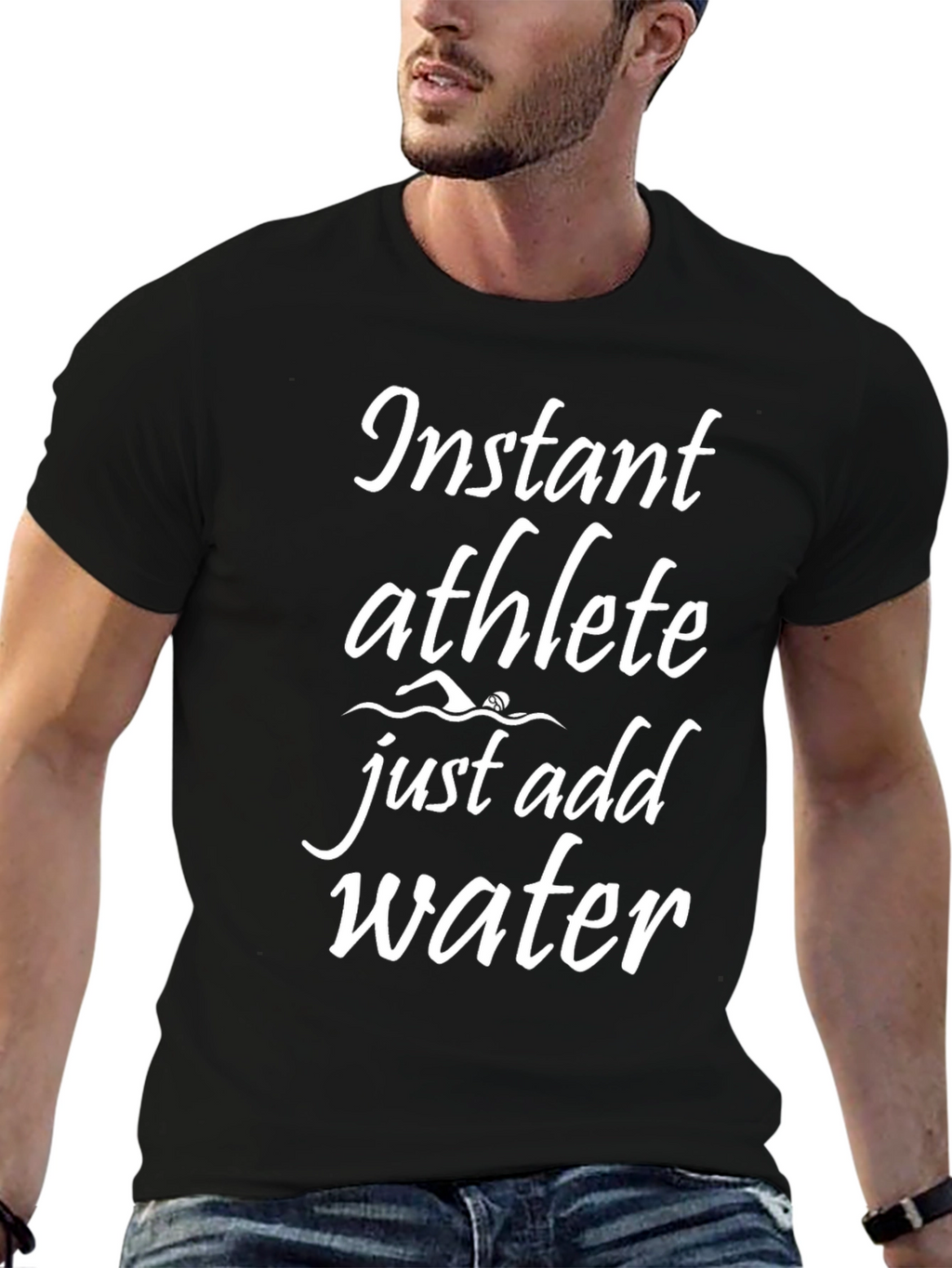 Instant Athlete - Just Add Water - Graphic Tee