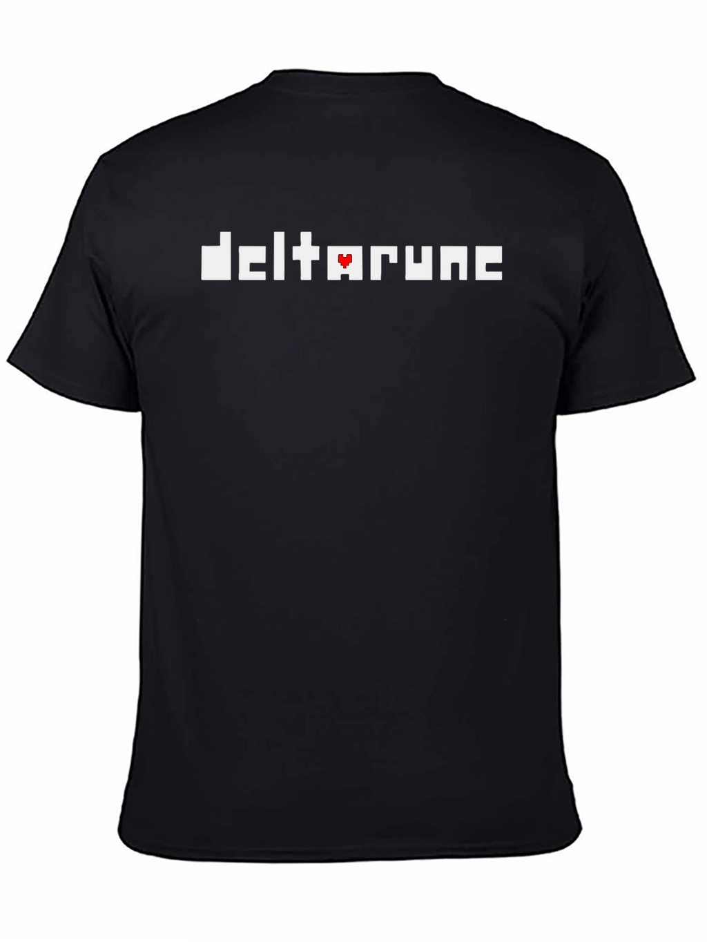 Deltarune Pixel Logo Black T-Shirt