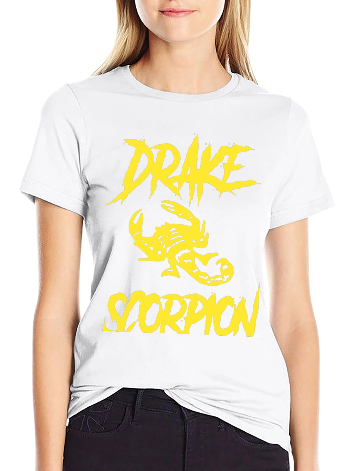 Drake Scorpion Graphic T-Shirt Black