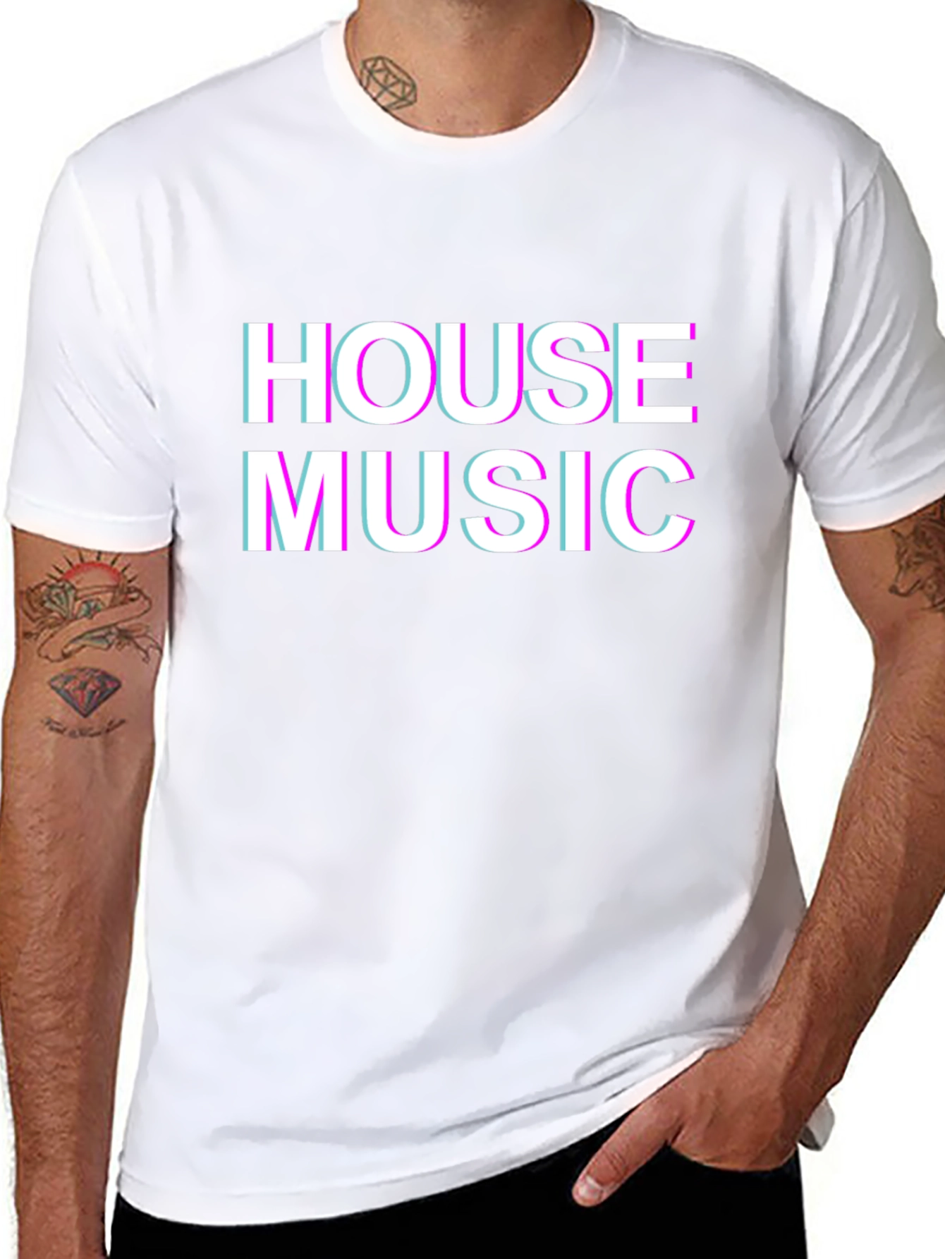 House Music T-Shirt - Retro Style