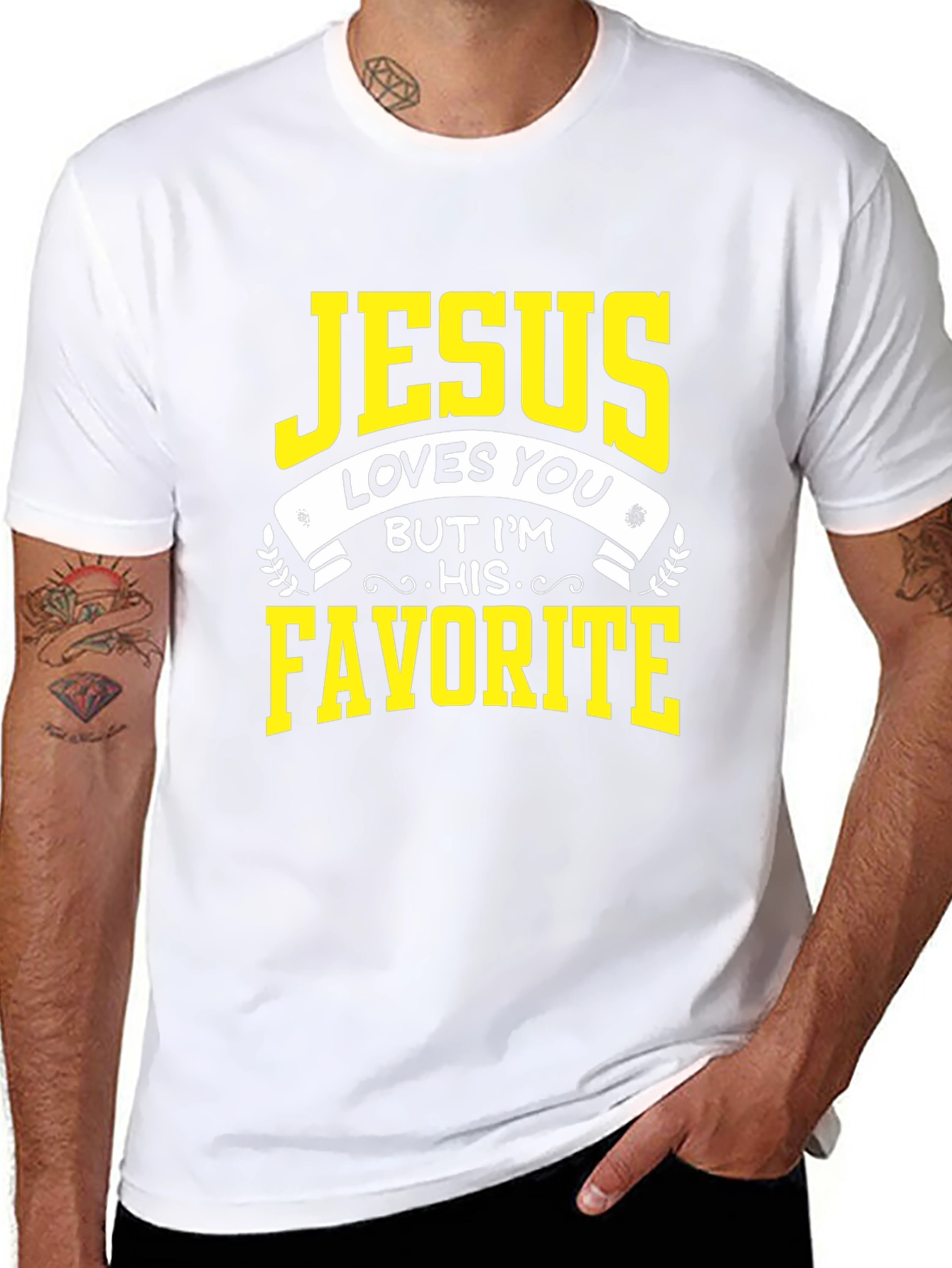 Jesus Loves You T-Shirt - His Favorite Tee