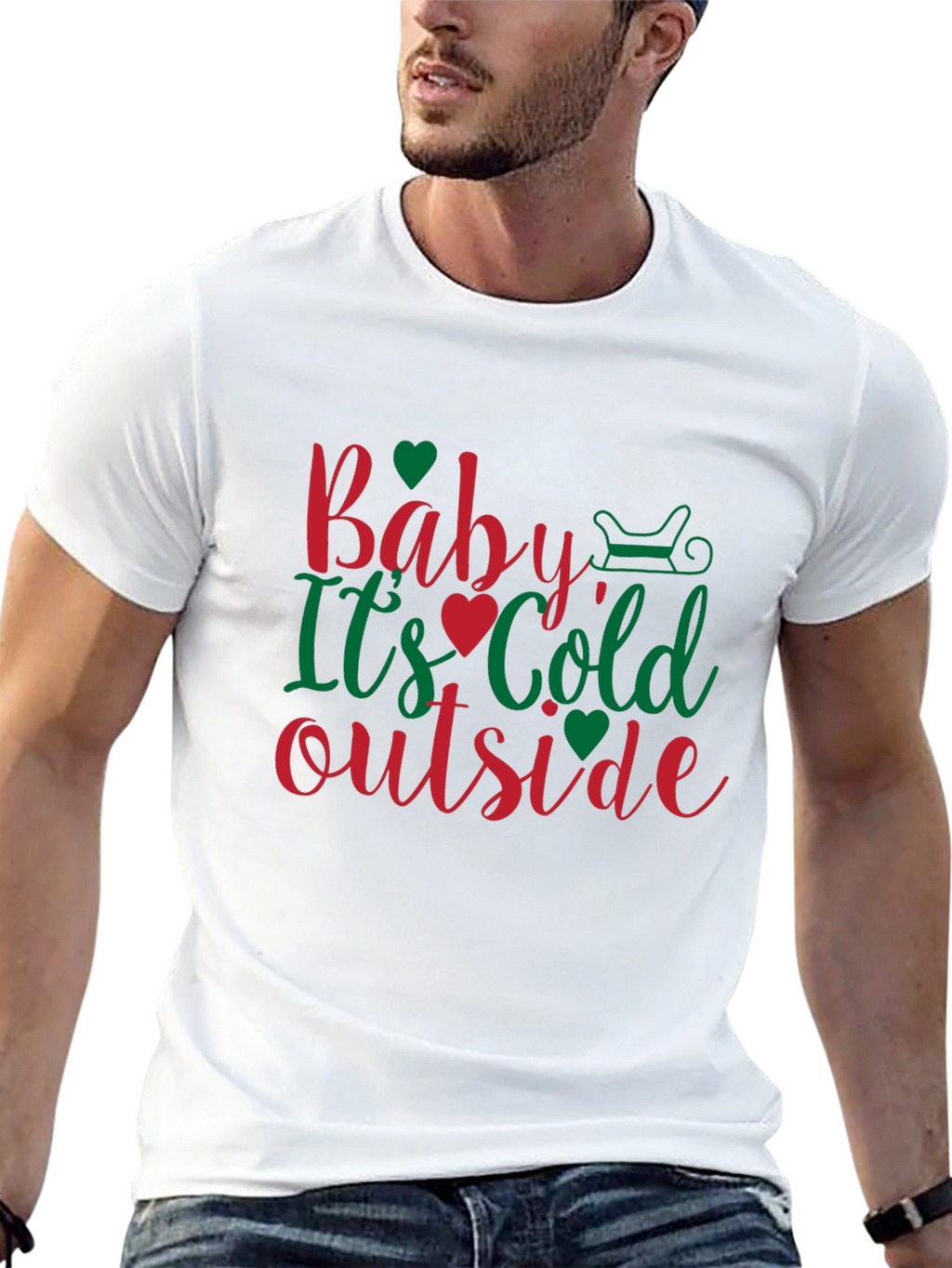 Baby Its Cold Outside Christmas Holiday Graphic Tee
