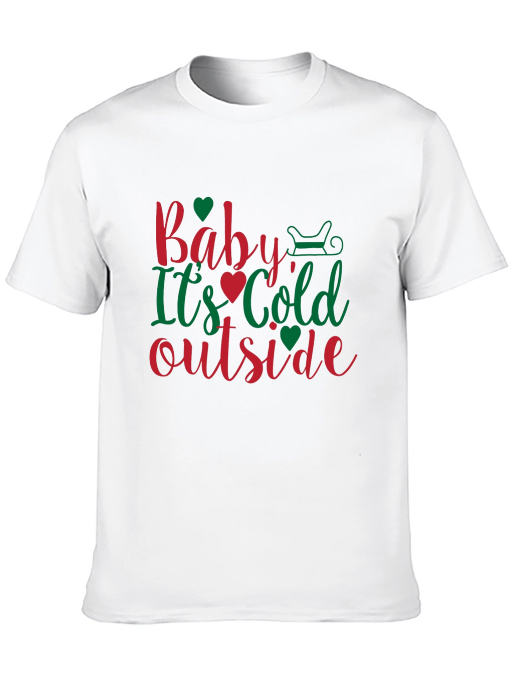 Baby Its Cold Outside Christmas Holiday Graphic Tee