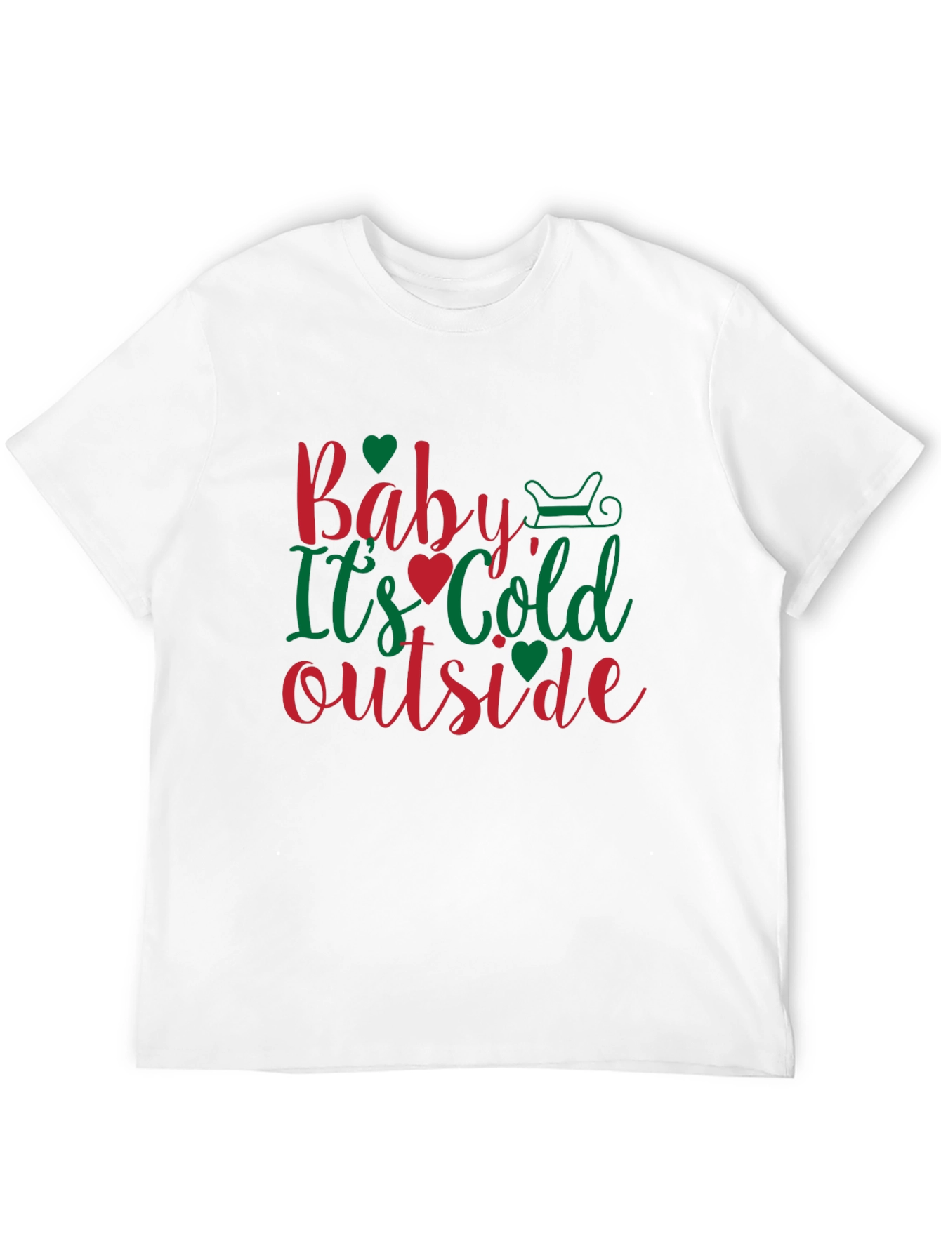 Baby Its Cold Outside Christmas Holiday Graphic Tee