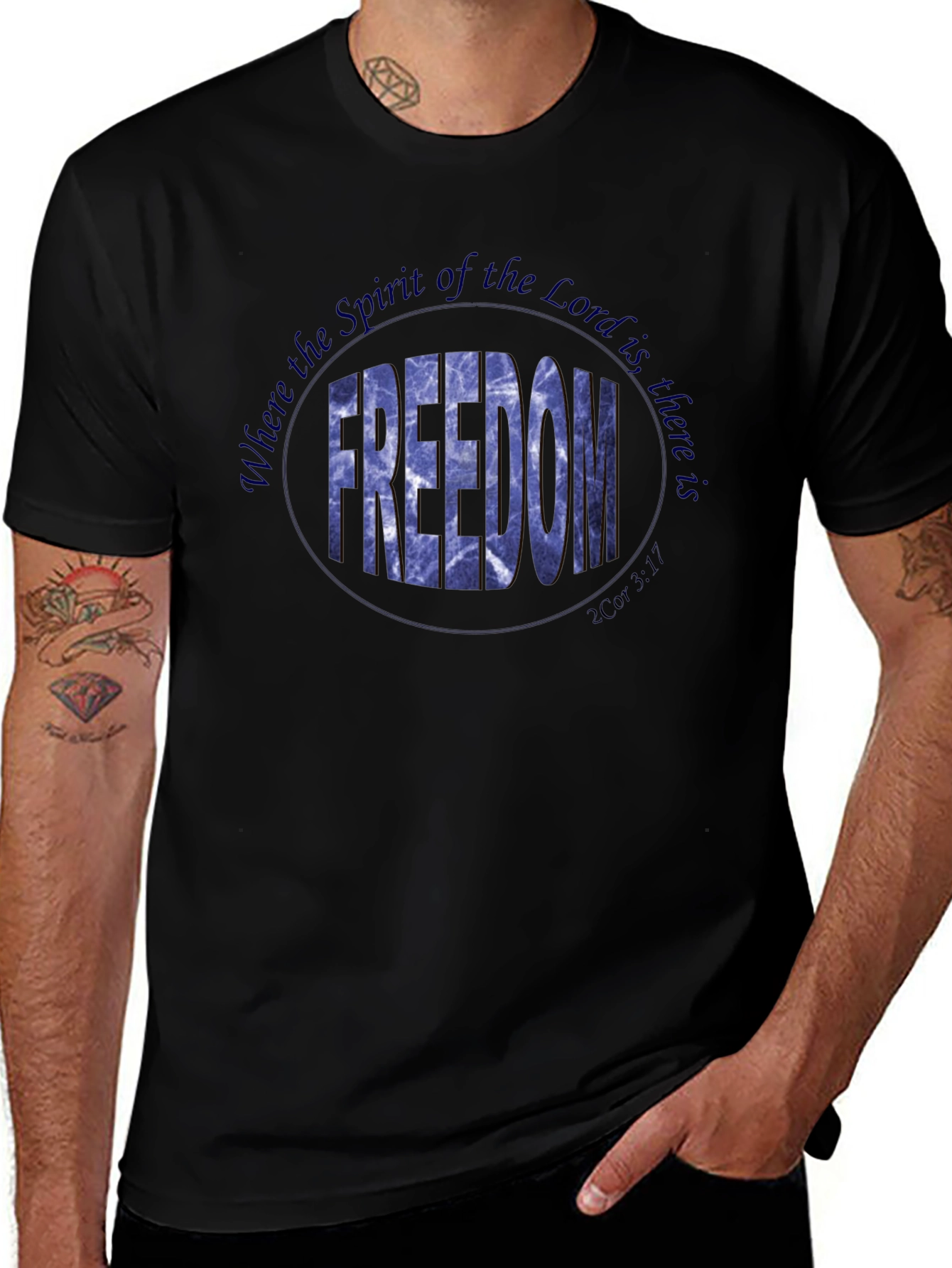 Freedom Christian T-Shirt - Where the Spirit of the Lord Is