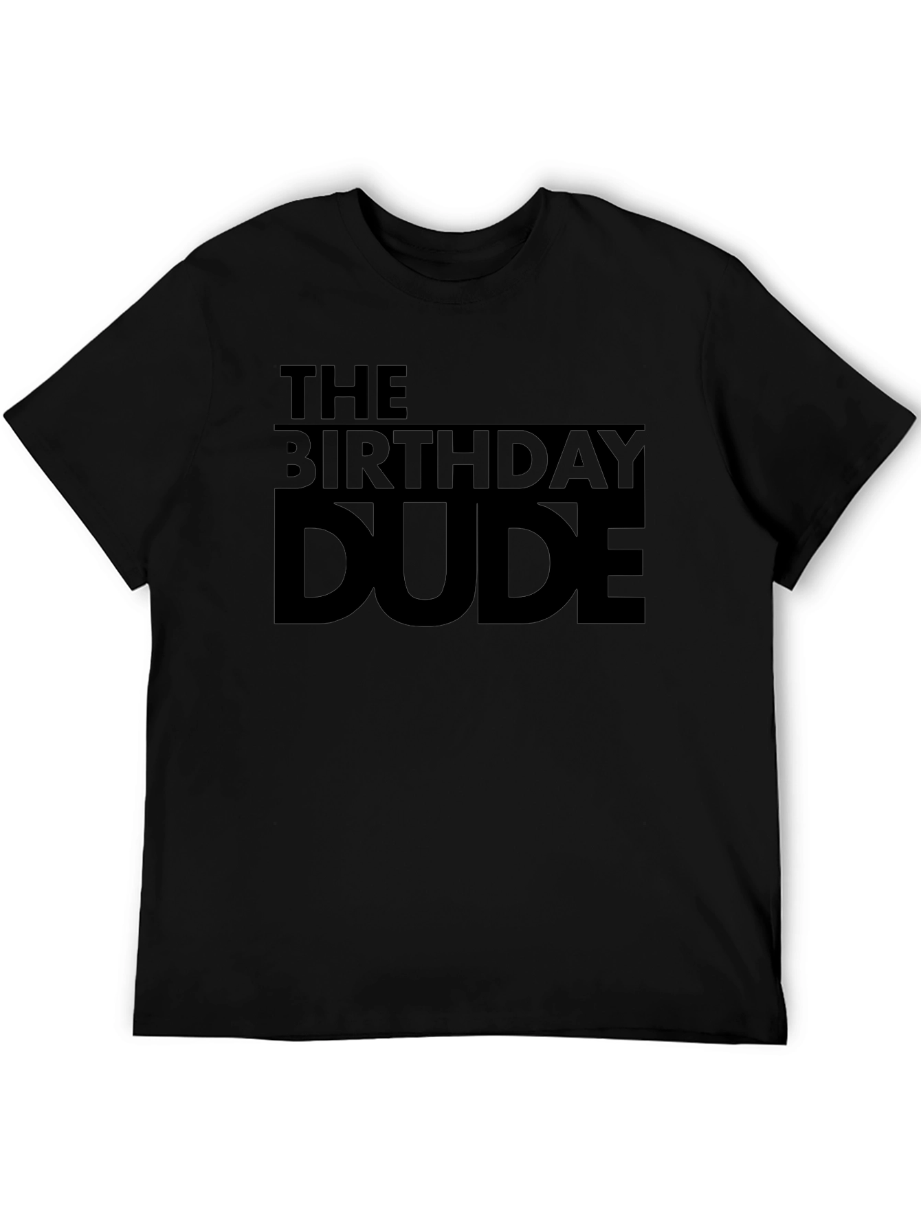 The Birthday Dude Black T-Shirt