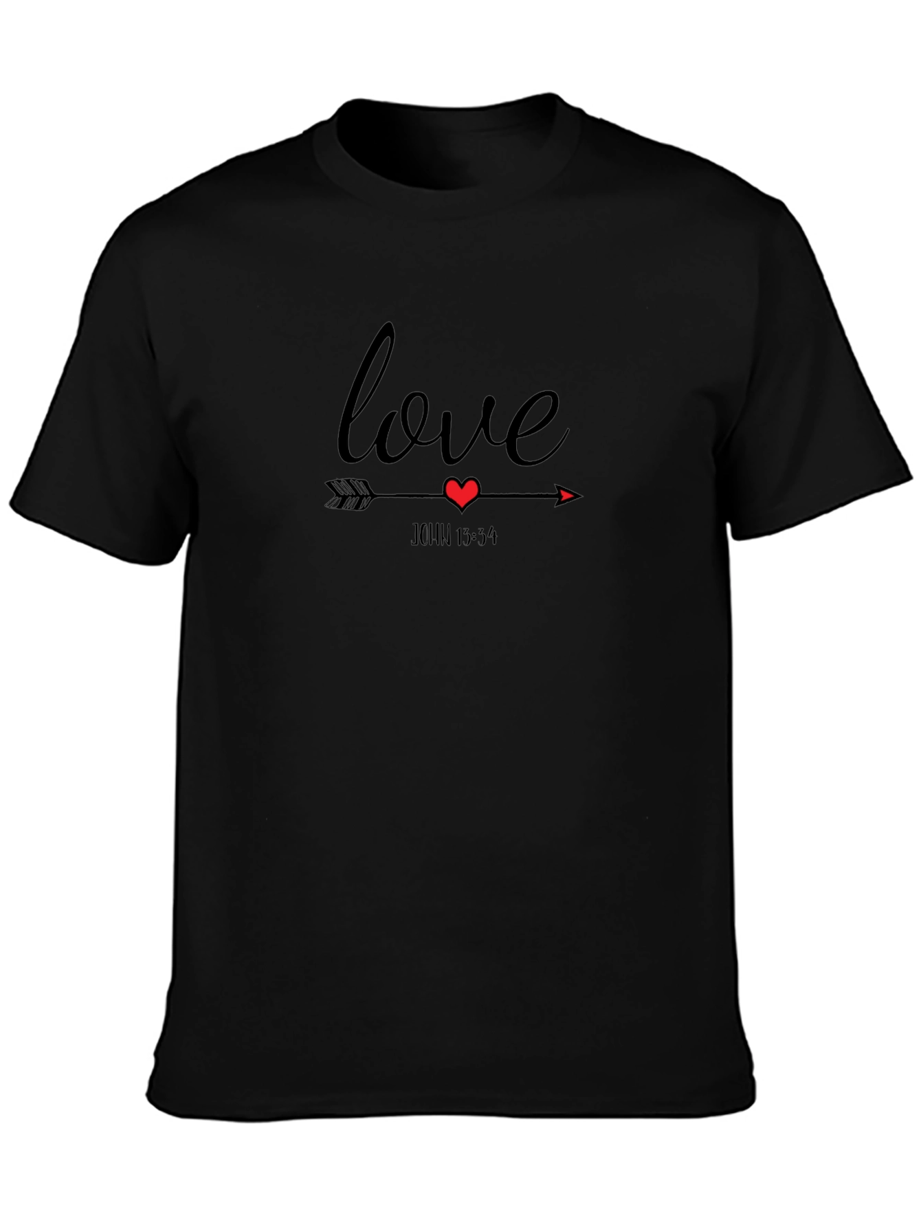 Love Arrow Heart T-Shirt - John 15:54 Christian Tee