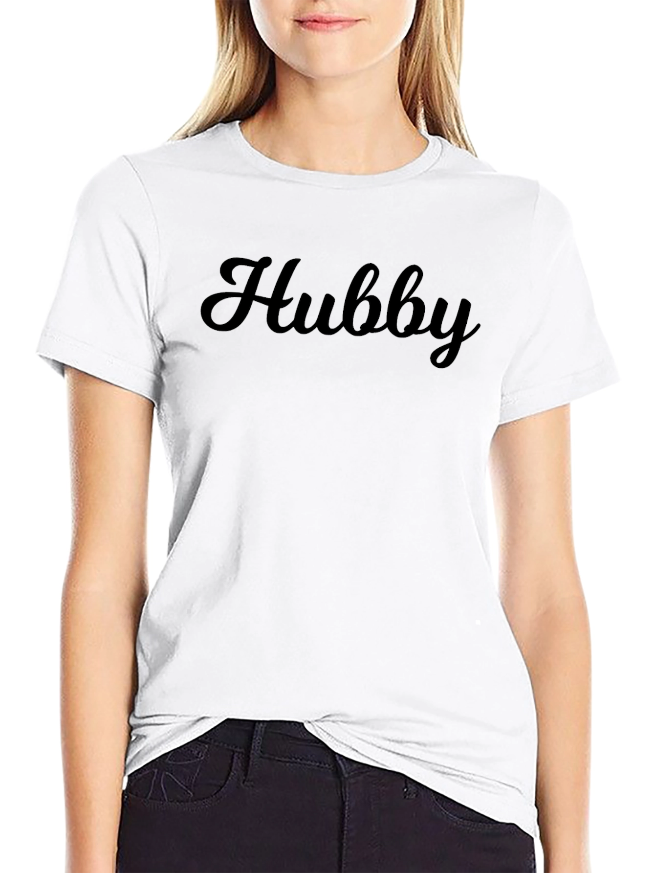 Hubby Black T-Shirt