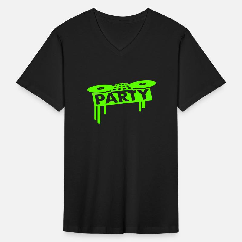 Party DJ Vinyl Record Plate Mixer Music Club Drops