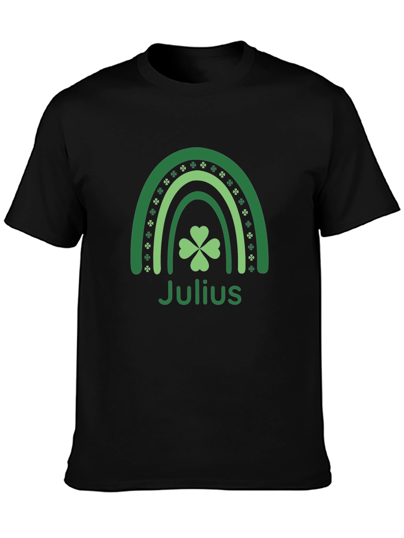 Julius St. Patricks Day Clover Rainbow T-Shirt