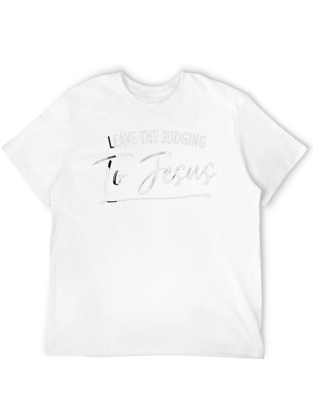 Leave the Judging to Jesus Black T-Shirt