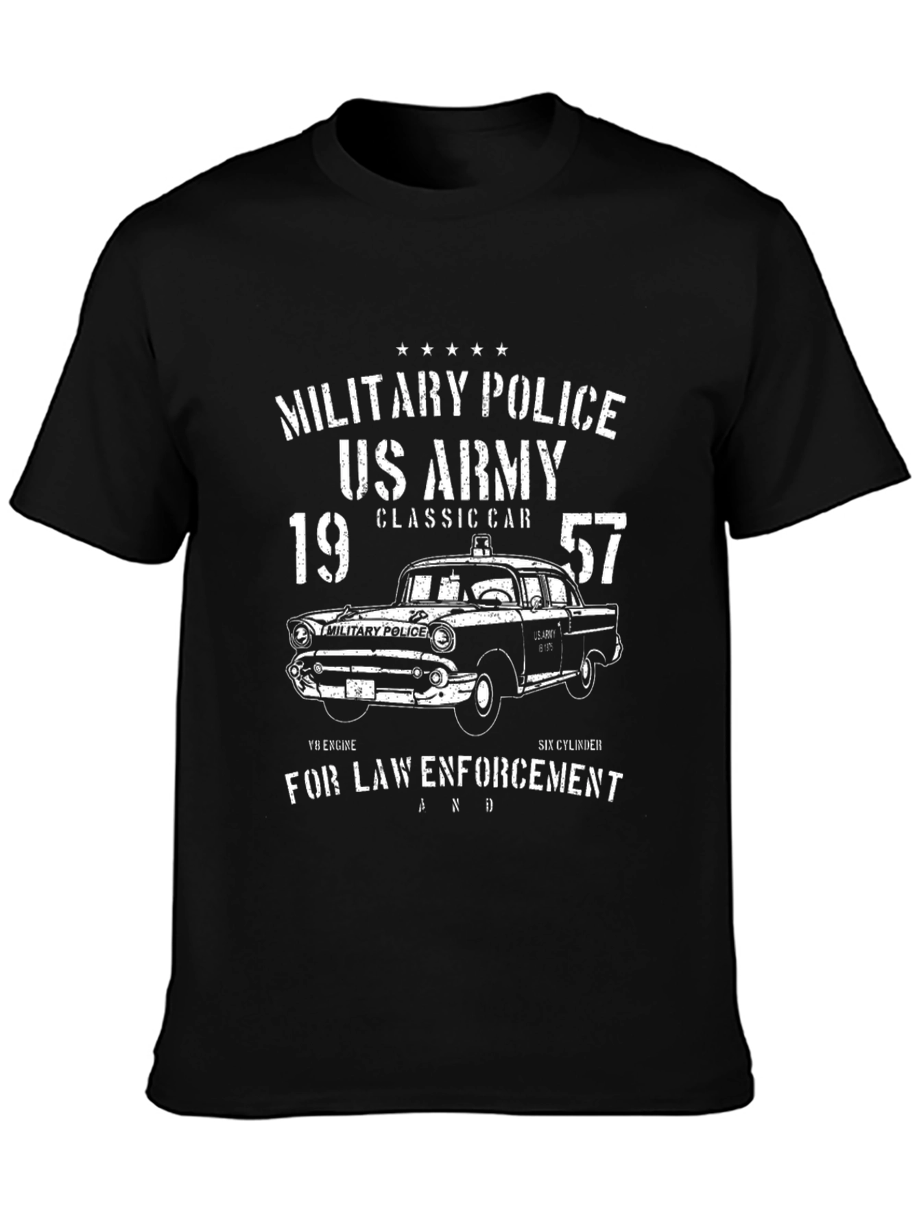 Military Police US Army Classic Car T-Shirt