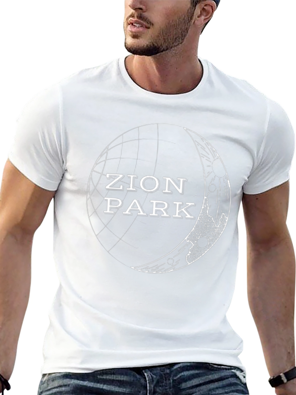 Zion Park Graphic Tee - Cool Black Cotton T-Shirt