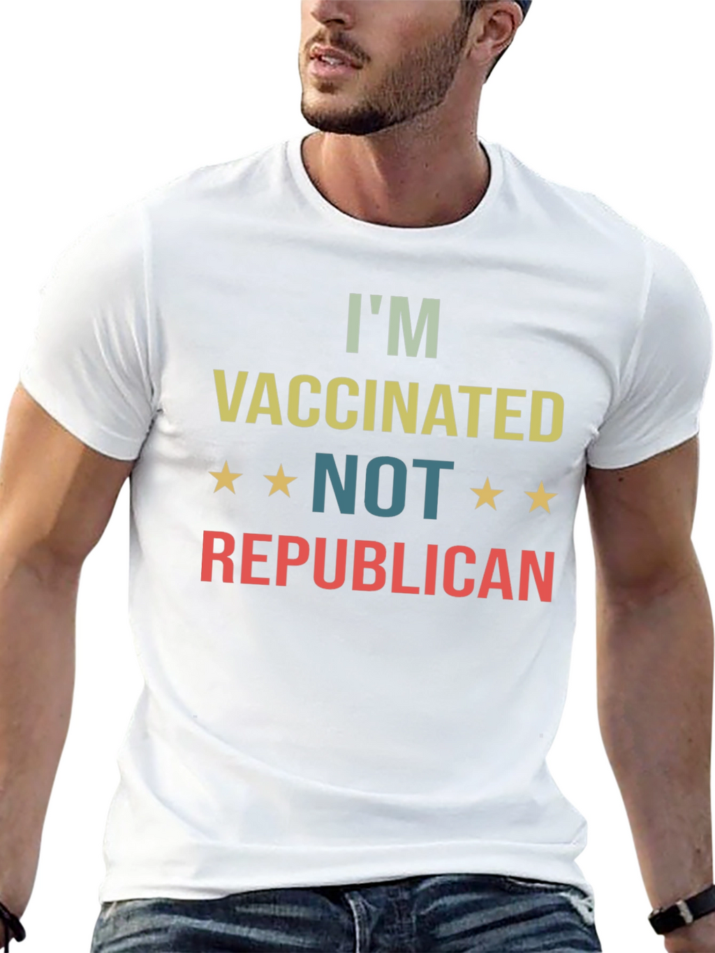 Im Vaccinated NOT Republican T-Shirt