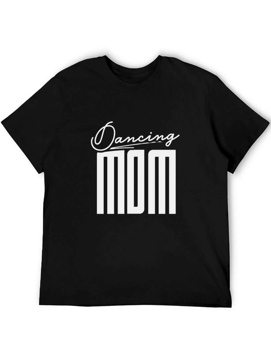 Dancing Mom Graphic Tee - Black Cotton Shirt