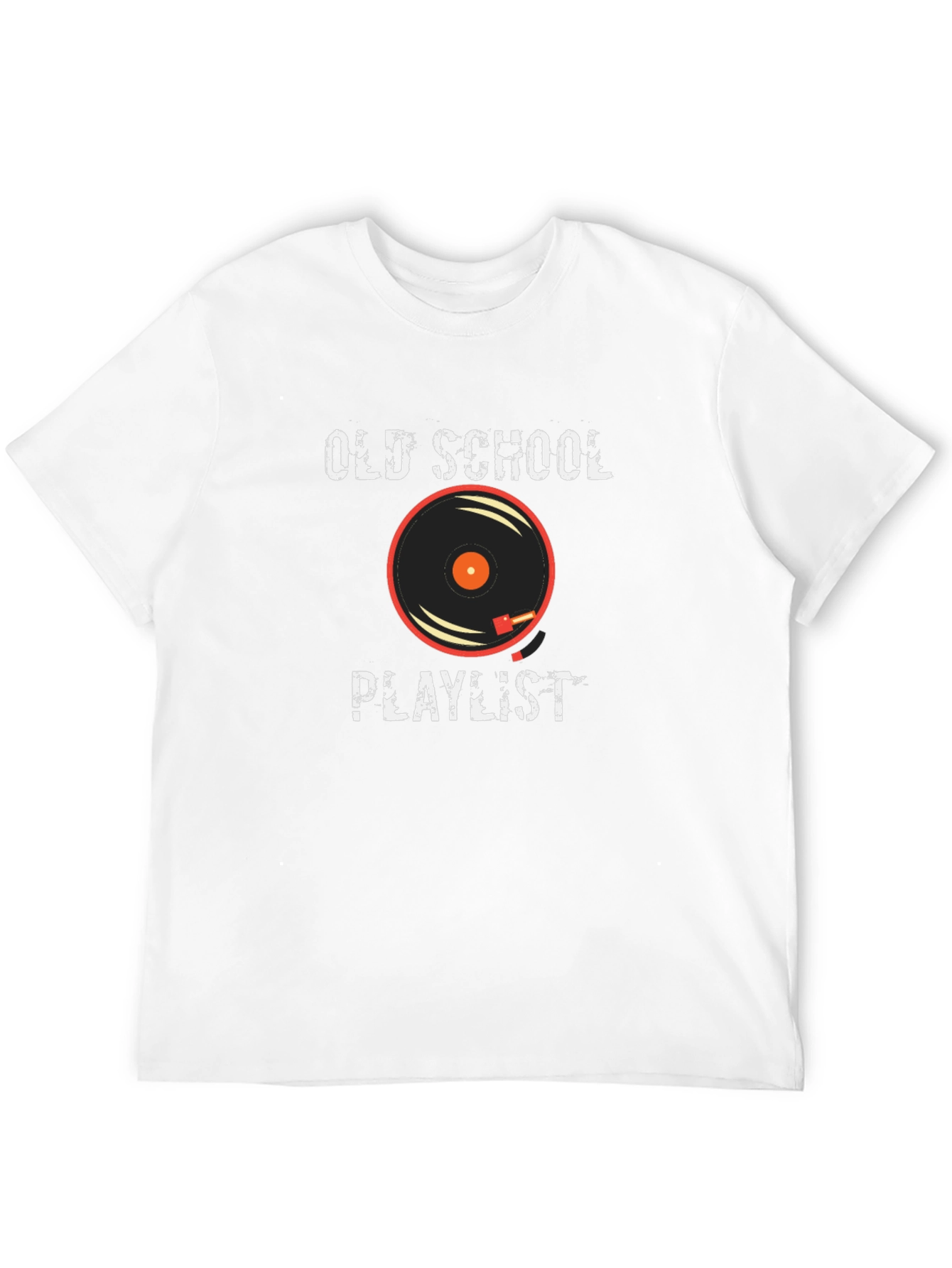 Old School Playlist Graphic Tee - Black