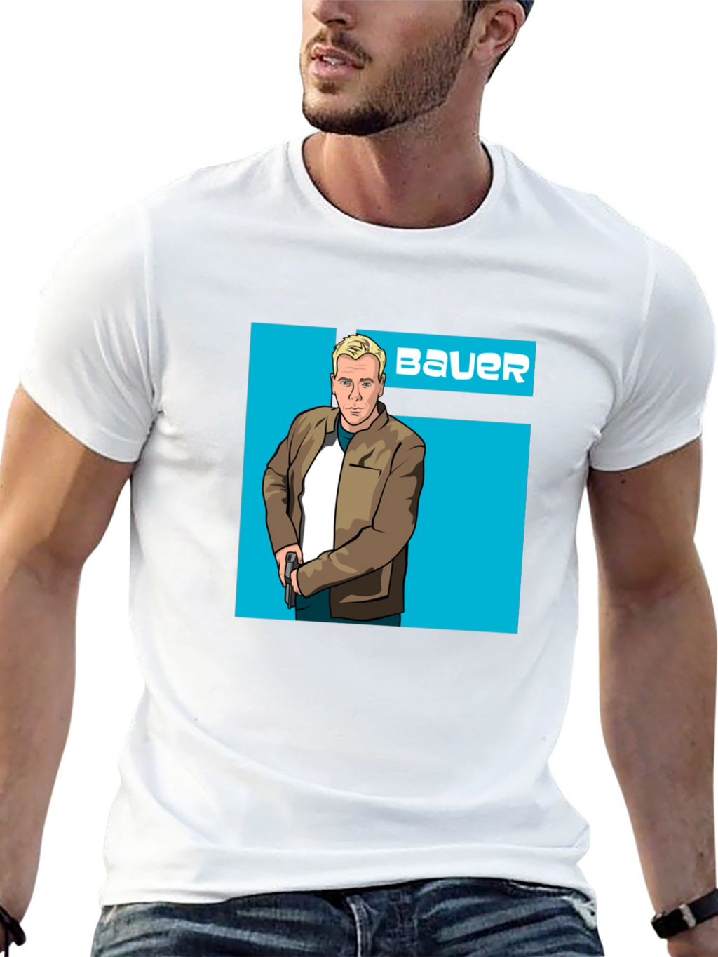 Bauer Graphic Tee - Mens Black T-Shirt