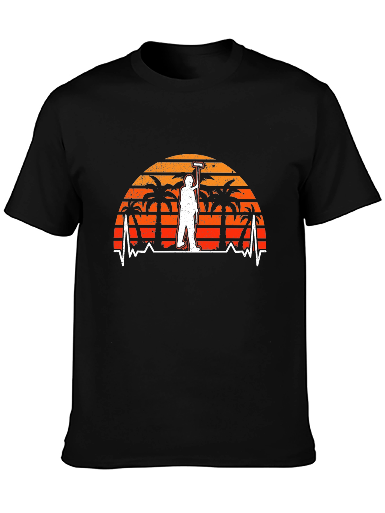 Painter at Sunset Graphic T-Shirt