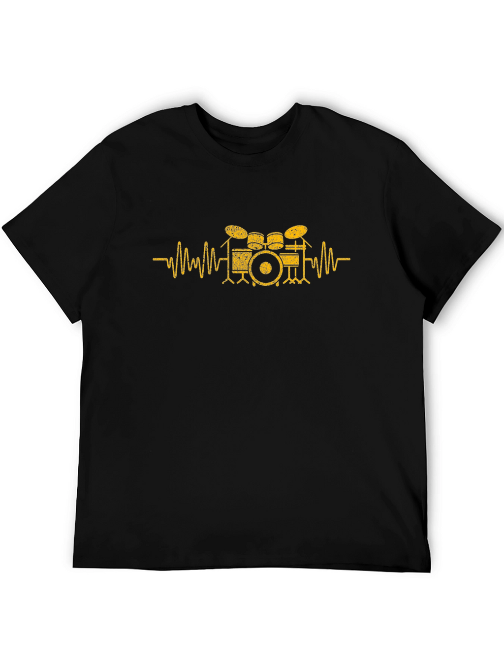 Drumbeat Heartbeat Graphic Tee - Musician Style