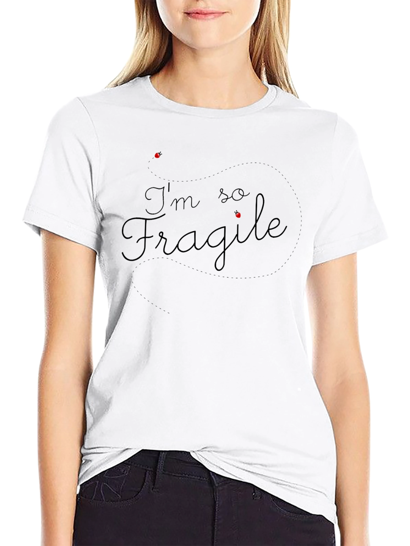 Im So Fragile - Black T-Shirt