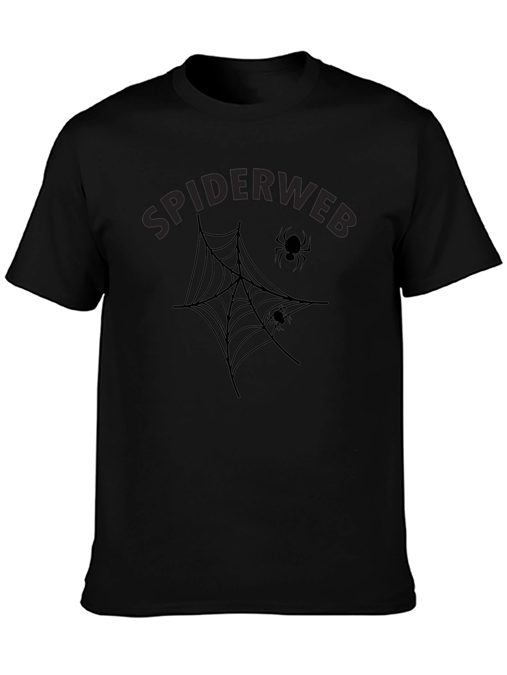 Spiderweb Graphic Tee - Halloween Fashion