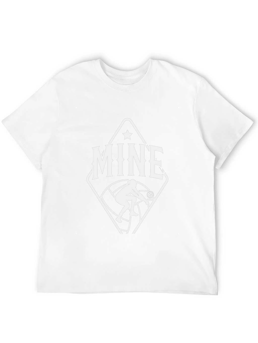 Volleyball MINE Graphic Tee - Sporty Activewear