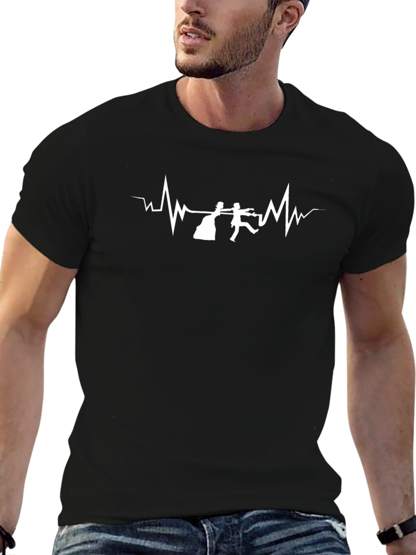 Heartbeat Wedding T-Shirt