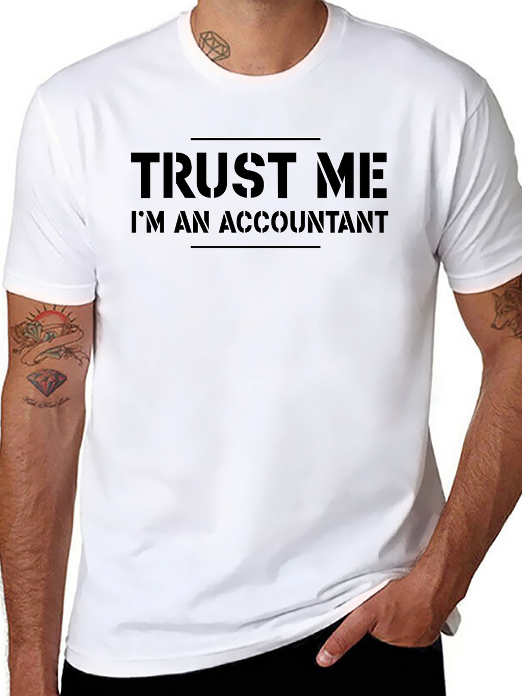 Trust Me Im An Accountant T-Shirt - Black