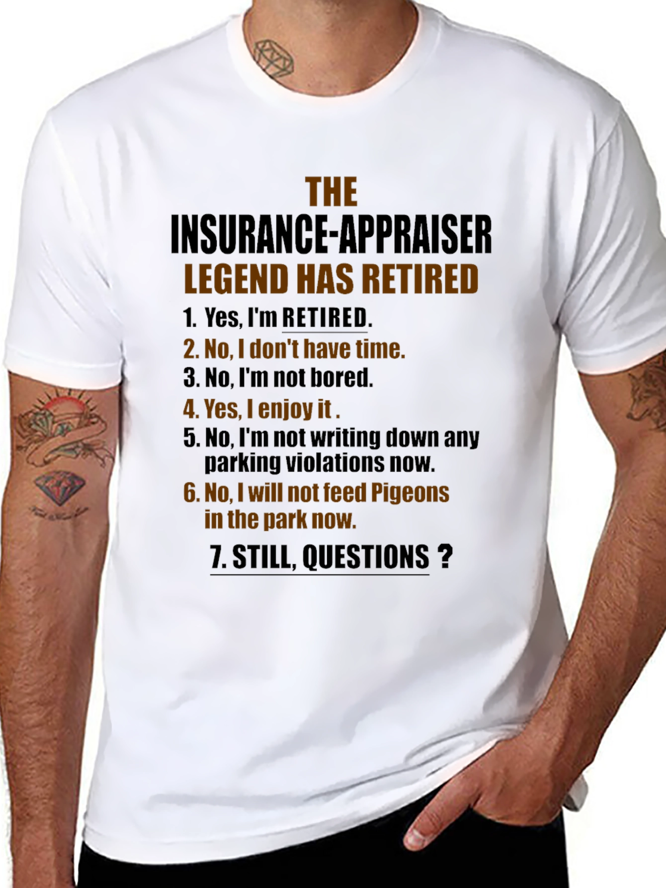 Retired Insurance Appraiser T-Shirt