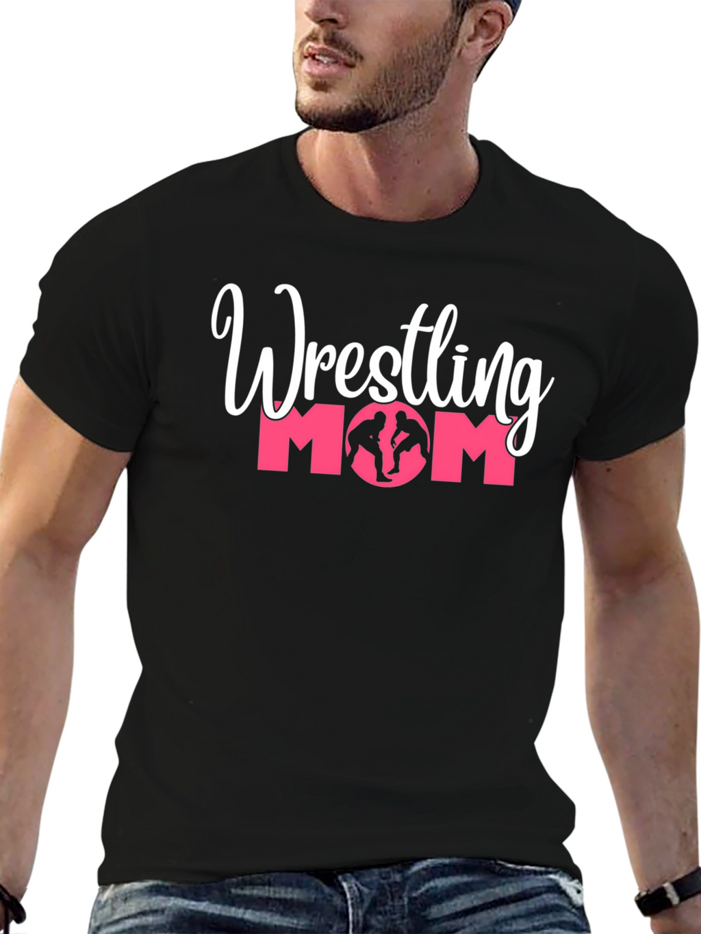 Wrestling Mom Graphic T-Shirt