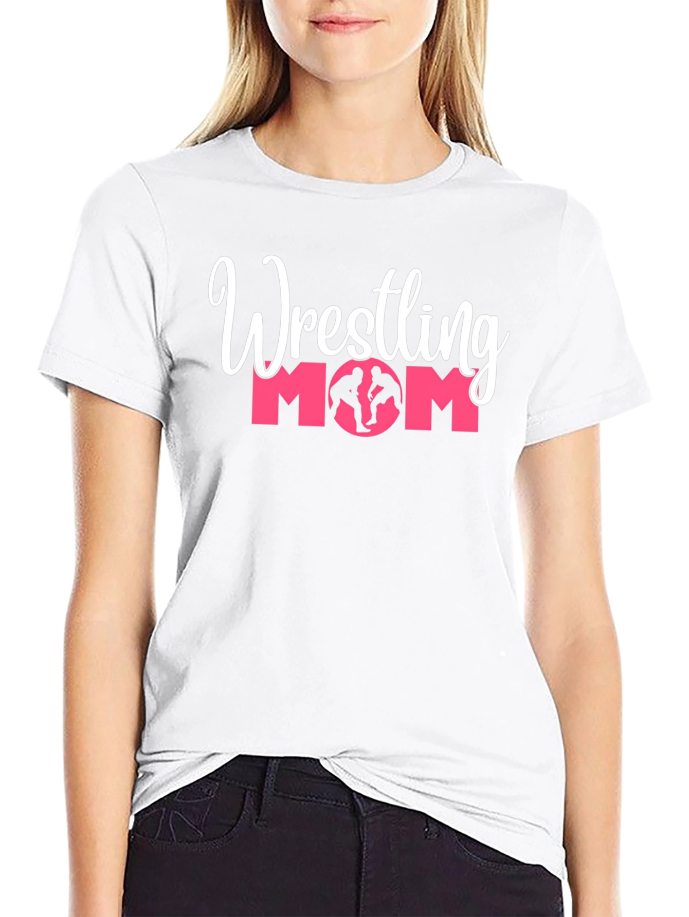 Wrestling Mom Graphic T-Shirt