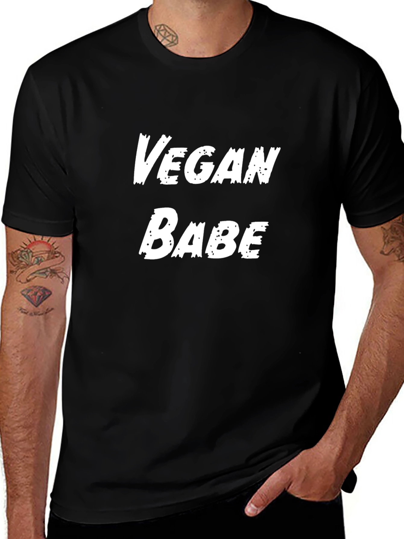 Vegan Babe Graphic T-Shirt - Trendy & Comfortable!